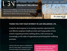 Tablet Screenshot of lgnwellbeing.com